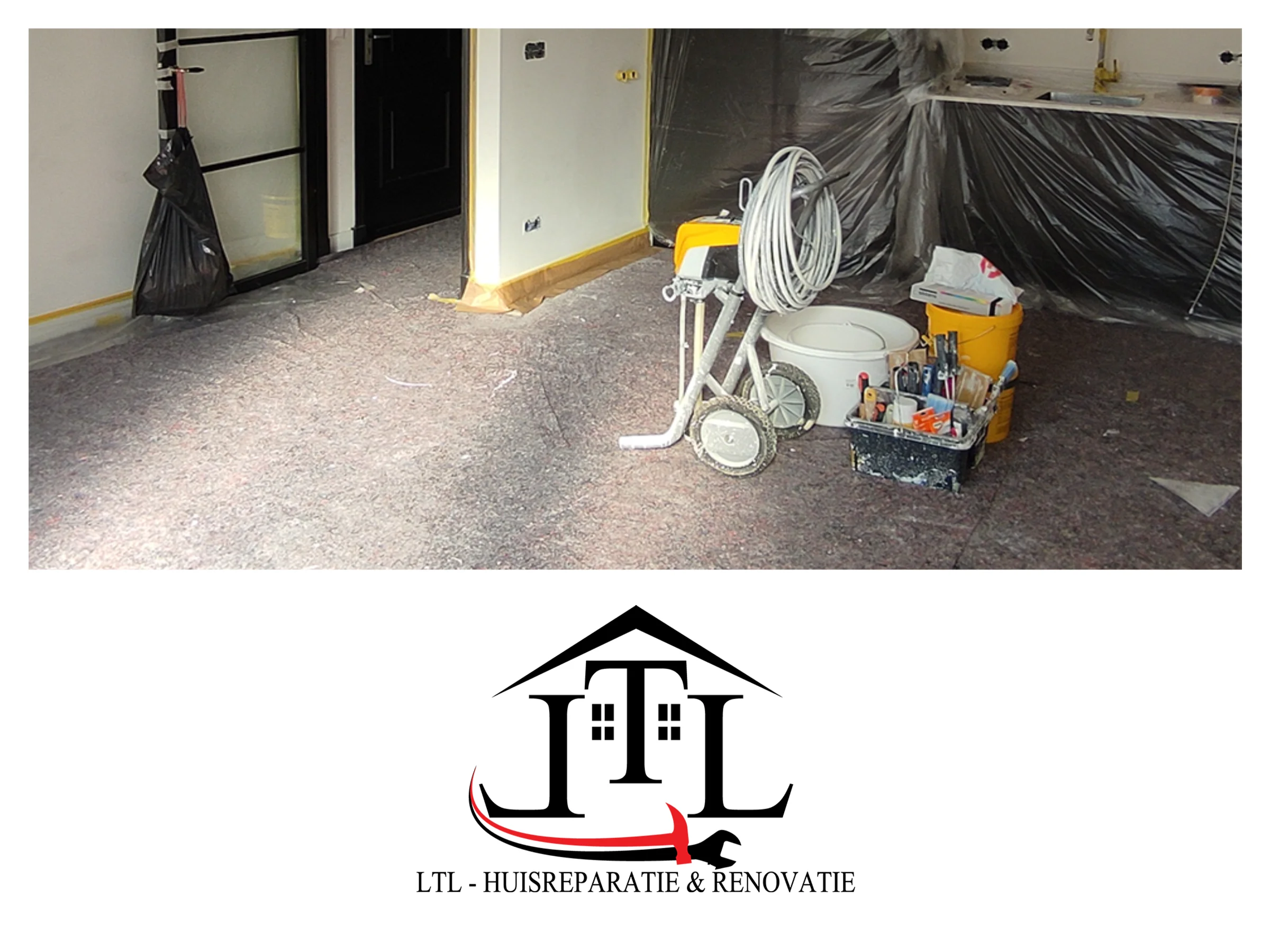 Airless spray painting in Amsterdam, completed project by LTL Huisreparatie & Renovatie