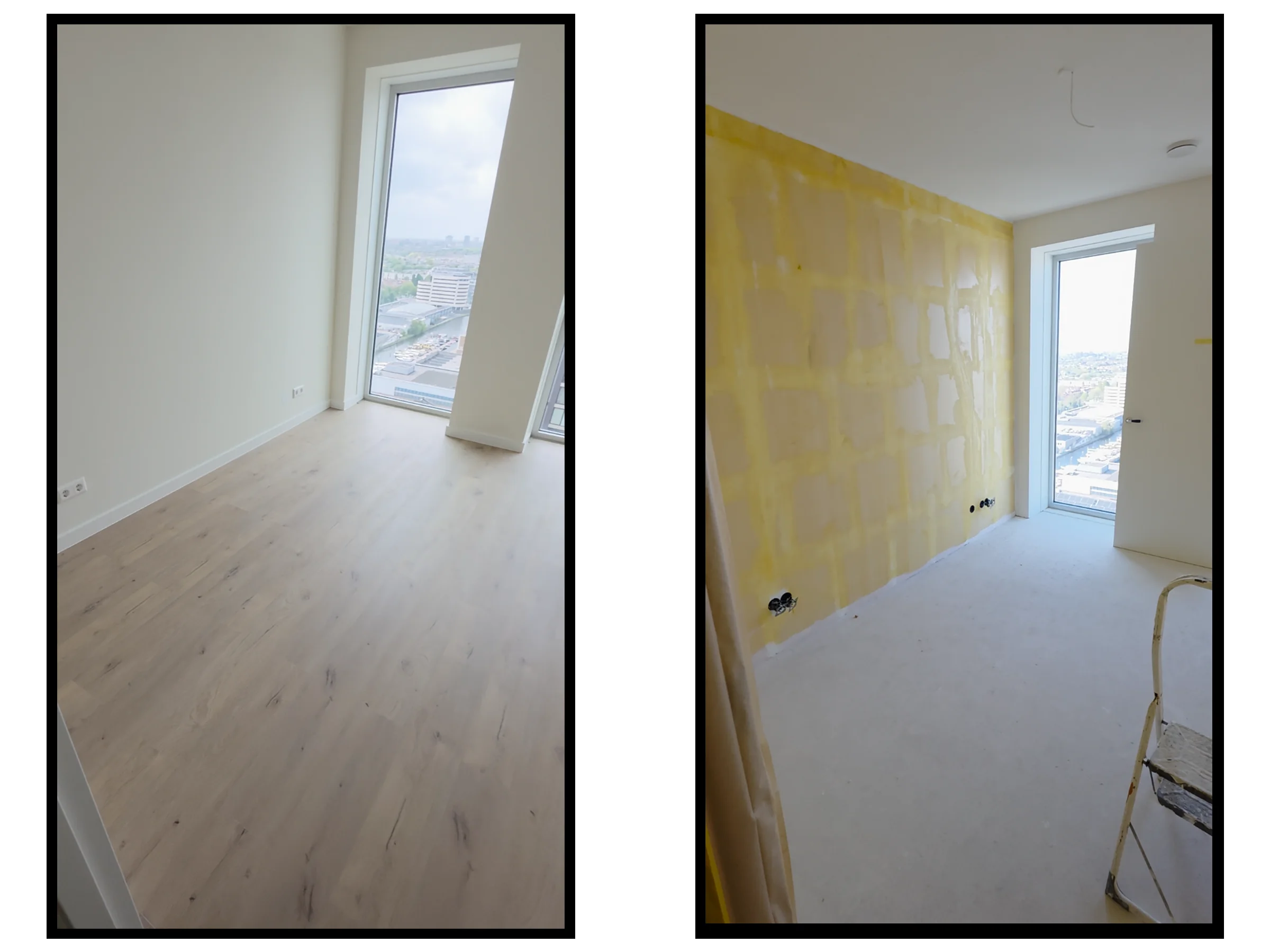 Plastering in Amsterdam, renovation before and after by LTL Huisreparatie & Renovatie