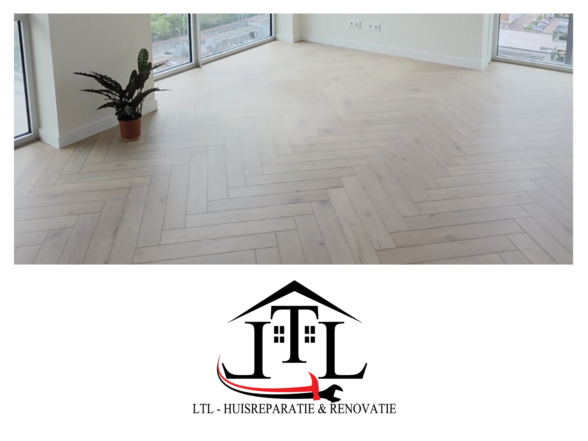 Laminate and flooring installation in Amsterdam, completed project by LTL Huisreparatie & Renovatie